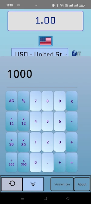 M.U. Quick Currencies pro Screenshot 1