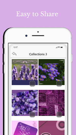Ecard Wishes in Violet Screenshot 3