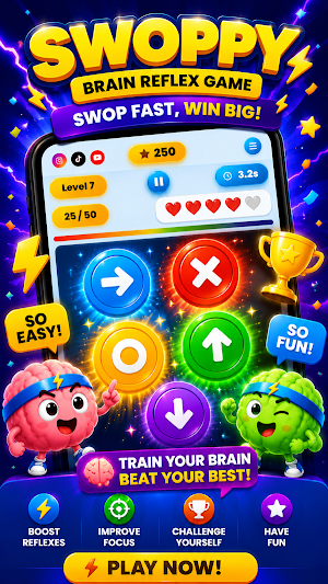 Swoppy: Brain Reflex Game Screenshot 0