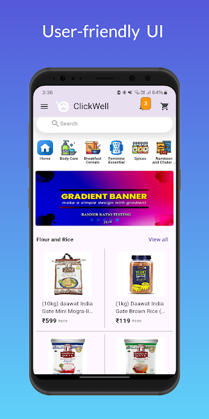 Clickwell - Grocery Delivery Screenshot 0