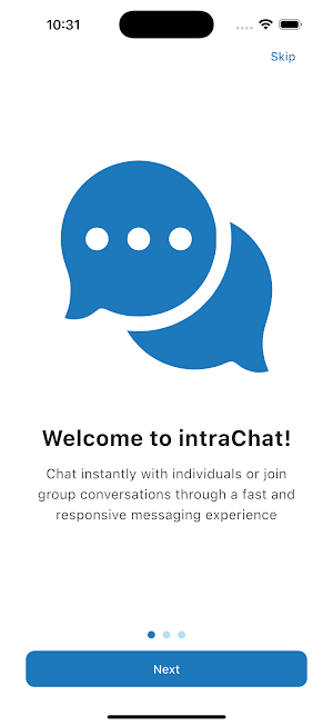intraChat! Screenshot 1