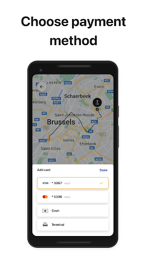 B Taxi Brussels: Rides, 24/7 Screenshot 3