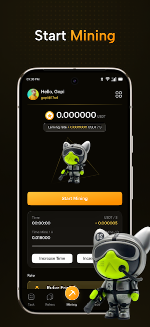 USDT Cloud Mining Miner Screenshot 0