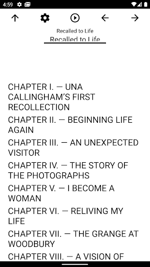 Book, Recalled to Life Screenshot 0