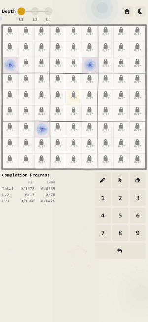 Sudokokokoko: Fractal Sudoku Screenshot 1