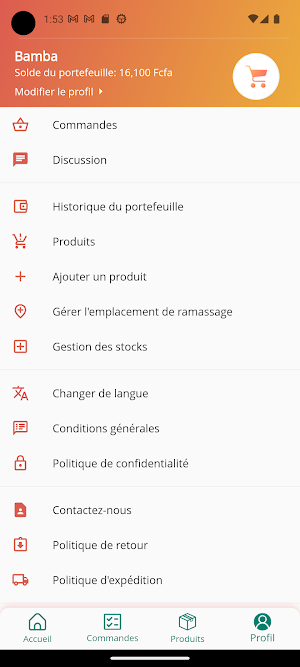 WM Vendeur Screenshot 3