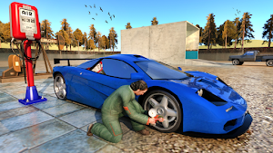 Tyre Shop Car Mechanic Games Screenshot 1