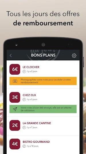 Menu Du Jour MDJ Screenshot 1