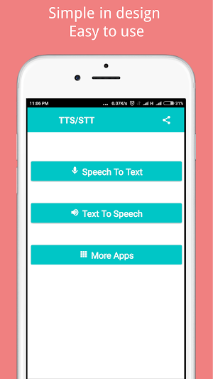 Multi lang. speech to text-TTS Screenshot 1