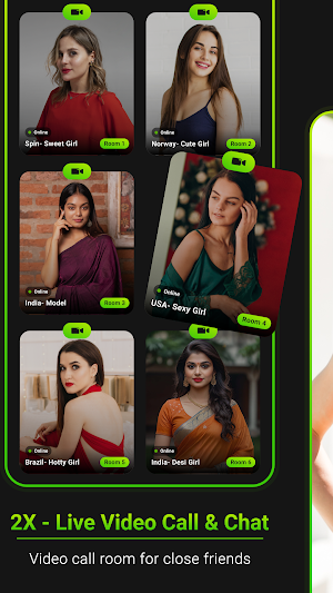 2X - Live Video Call & Chat Screenshot 2