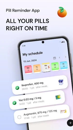 Pill & medication reminder app Screenshot 0