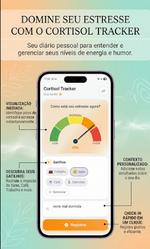 Cortisol Controle de Estresse Screenshot 2