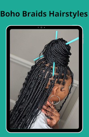 Boho Braids Hairstyles Screenshot 2