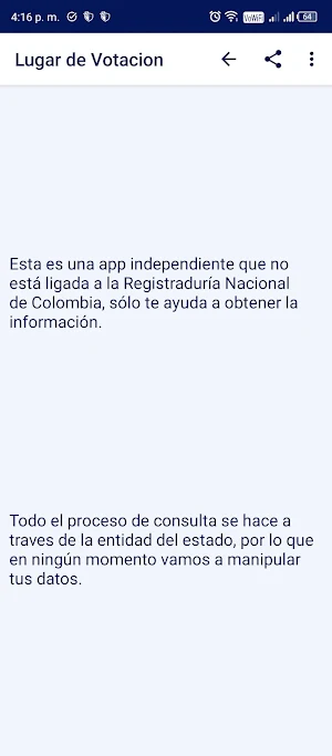 Lugar de Votación Colombia Screenshot 2