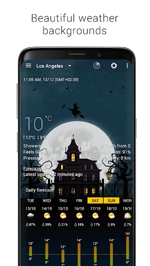 Animated Halloween backgrounds premium add-on Screenshot 3