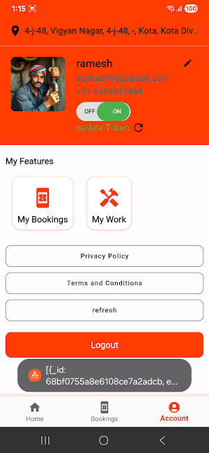 Serqova(On-Demand Service) Screenshot 3