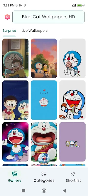 Cute Blue Cat Wallpapers Screenshot 0