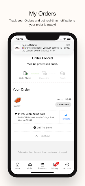 Prime Wing N Burger Screenshot 2