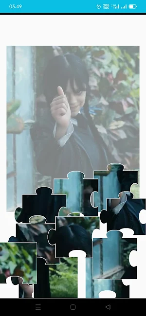 Wednesday Addams Game Puzzle Screenshot 2