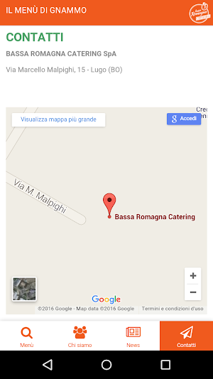 Bassa Romagna Catering Menu Screenshot 3