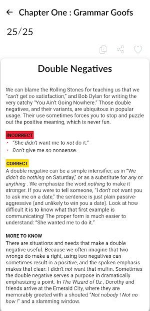 100 Grammar Mistakes to Avoid Screenshot 3