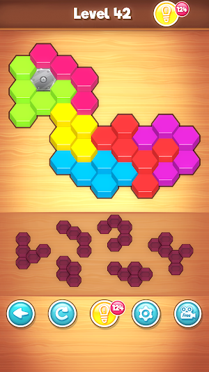 Hexa Puzzle Wood Block Screenshot 2