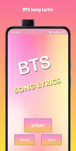 BTS Lyrics 2023 Screenshot 1