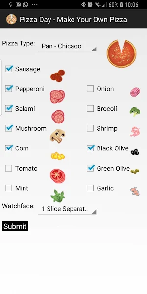 PizzaDay - Make Your Own Pizza Screenshot 0