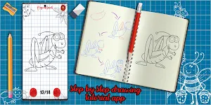 Learn To Draw Cute Insects Screenshot 2