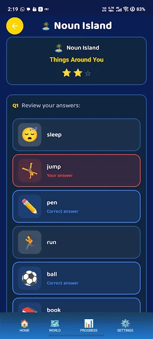 Grammora-Grammar Game for Kids Screenshot 1