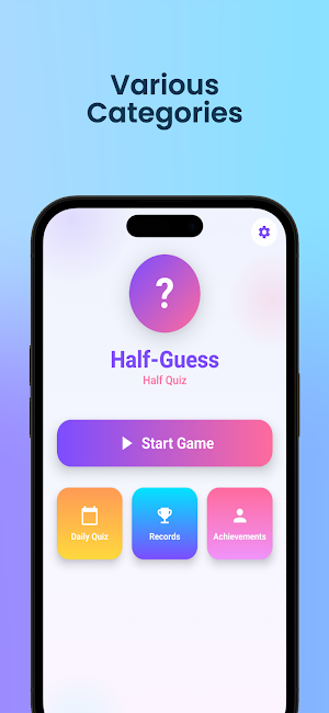 Half Quiz - Picture Puzzle Screenshot 2