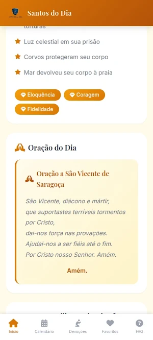 Santos do Dia Screenshot 2