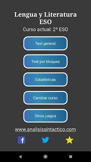 Lengua y Literatura ESO Screenshot 0