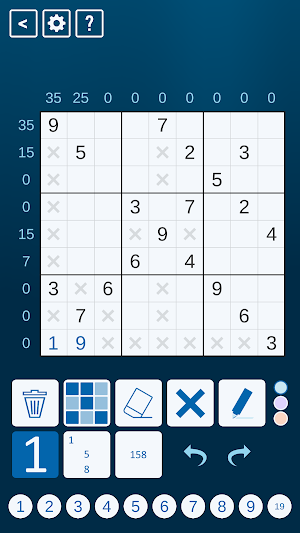 Sandwich Sudoku Screenshot 2