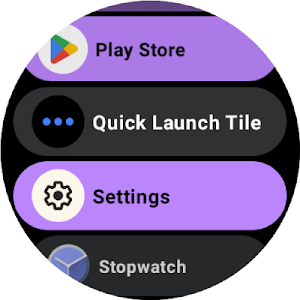 WearOS Quick Launch Tile Screenshot 3