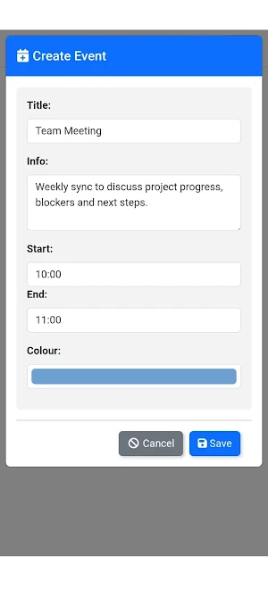 Schedule Master Screenshot 1