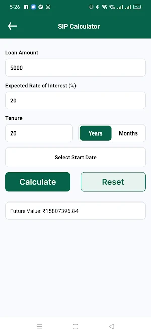 LoanPrime: EMI Loan Calculator Screenshot 2