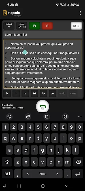 Notepado - Your Notepad Screenshot 2