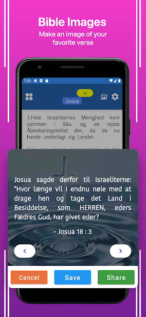 Danish English Bible Screenshot 2