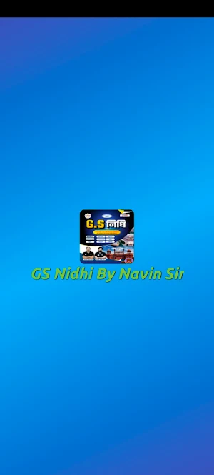 GS Nidhi By Navin Sir Screenshot 0