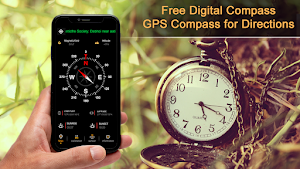 Free Digital Compass - GPS Compass for Directions Screenshot 0