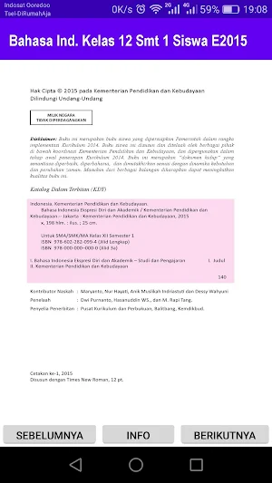 Bahasa Indonesia Kelas 10 Smt 1 Siswa E2015 Screenshot 1