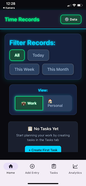 Project Time Record Screenshot 0
