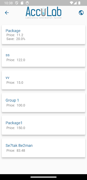 Acculab Screenshot 1