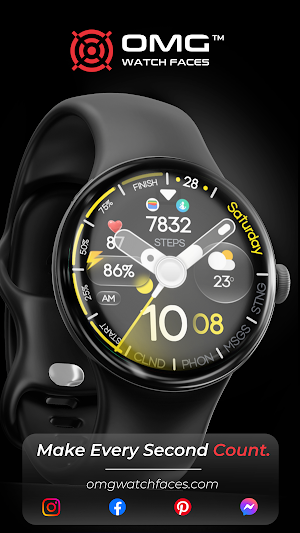 OMG 330 Hybrid Watch Face Screenshot 1