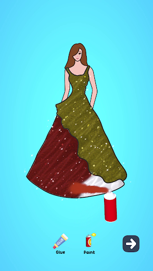 Glitter Dress DIY Screenshot 2
