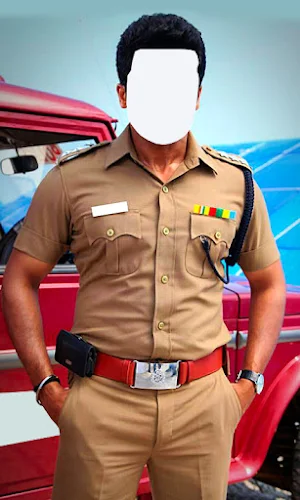 Men Police Dress Photo Pics Screenshot 1
