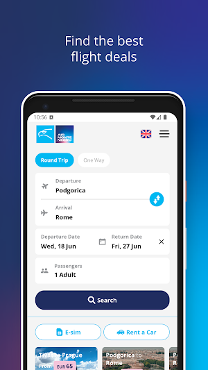 Air Montenegro Screenshot 0