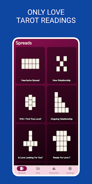 Love tarot reading, tarot card Screenshot 0