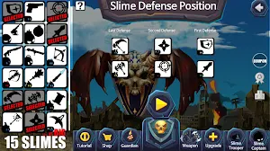 15 Slimes : Offline Action Defence Screenshot 1